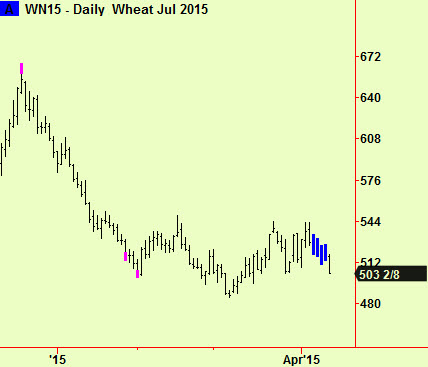 Wheat compression
