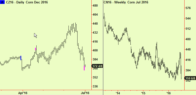 Corn bott ext & wkly summ