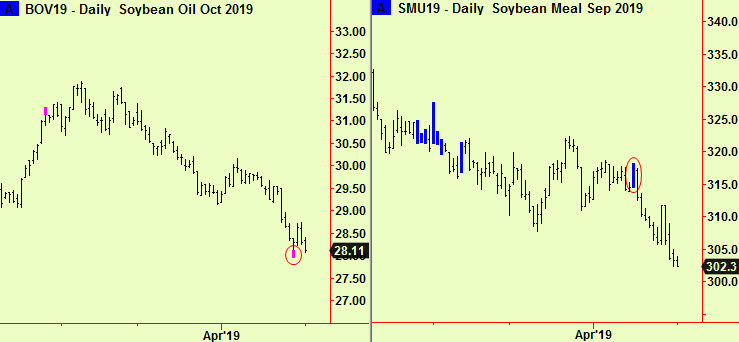 oil and meal signals